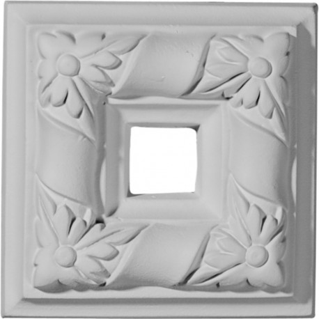 4W x 4H Kendall Rosette (Can be used with Kendall Panel Moulding)