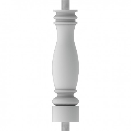 "FiberThane®: 5""W x 21""H Embassy Baluster Style M  "