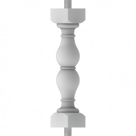 "FiberThane®: 5""W x 24""H Avalon Baluster Style G "