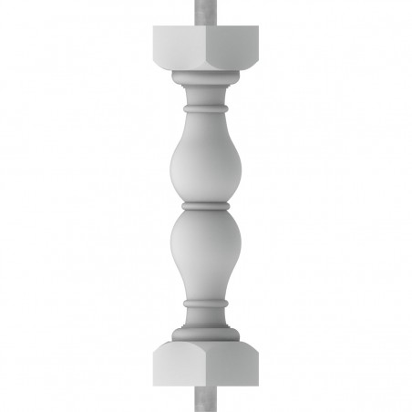 "FiberThane®: 5""W x 24""H Avalon Baluster Style G "