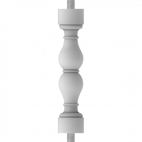 "FiberThane®: 5""W x 24""H Avalon Baluster Style I "