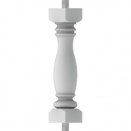 "FiberThane®: 5""W x 24""H Bradford Baluster Style G "