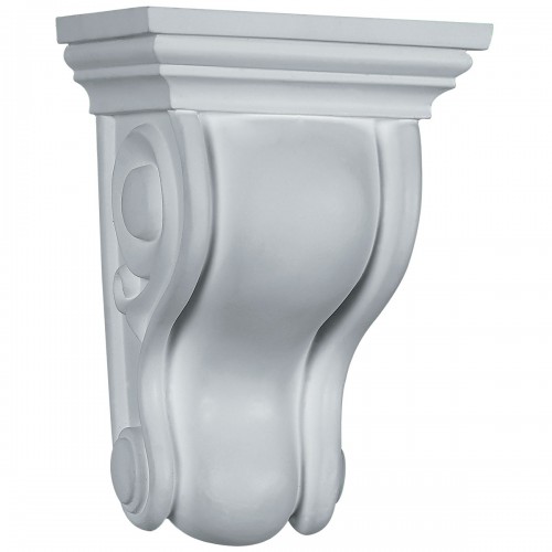 4 3/4W x 3 1/2D x 6 3/4H Traditional Curved Corbel