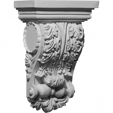 6 1/2W x 3 5/8D x 10H Medway Oakleaf Corbel