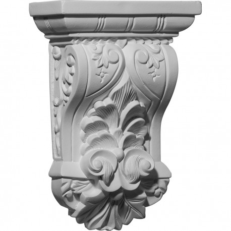 7 1/4W x 3D x 10 1/8H Nadia Leaf Corbel