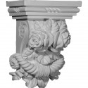 8 1/2W x 5 1/4D x 11 3/8H Rose Corbel