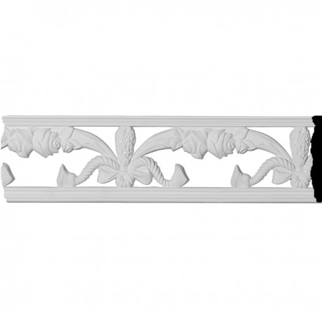 "3 7/8""H x 3/8""P x 96""L Fairfax Pierced Moulding"