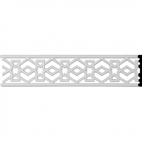 "4""H x 3/8""P x 96""L Swindon Pierced Moulding"