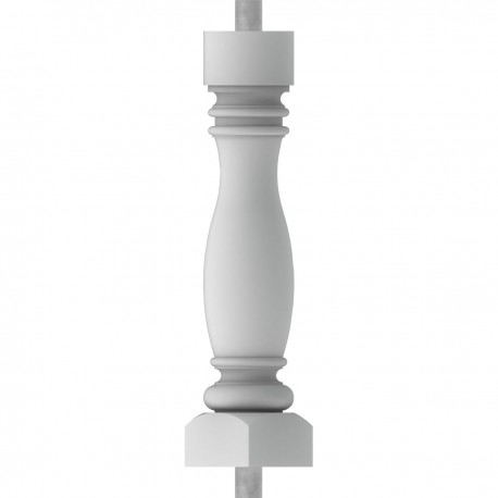 "FiberThane®: 5""W x 24""H Embassy Baluster Style H  "