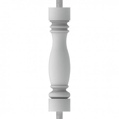 "FiberThane®: 5""W x 24""H Embassy Baluster Style I  "