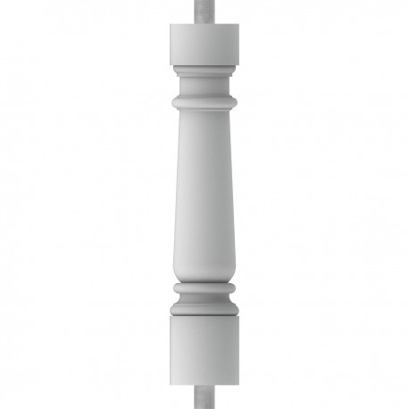 "FiberThane®: 5""W x 26""H Wellington Baluster Style F  "