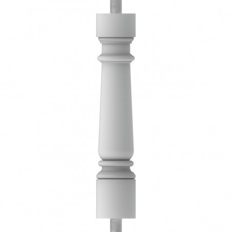 "FiberThane®: 5""W x 26""H Wellington Baluster Style F  "