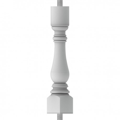 "FiberThane®: 5""W x 28""H Bradford Baluster Style B "