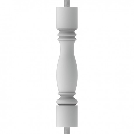 "FiberThane®: 5""W x 28""H Embassy Baluster Style C  "