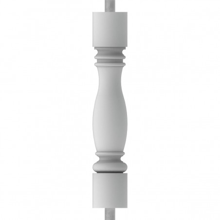 "FiberThane®: 5""W x 28""H Embassy Baluster Style C  "