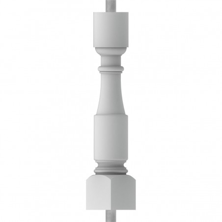 "FiberThane®: 5""W x 28""H Hamilton Baluster Style B  "