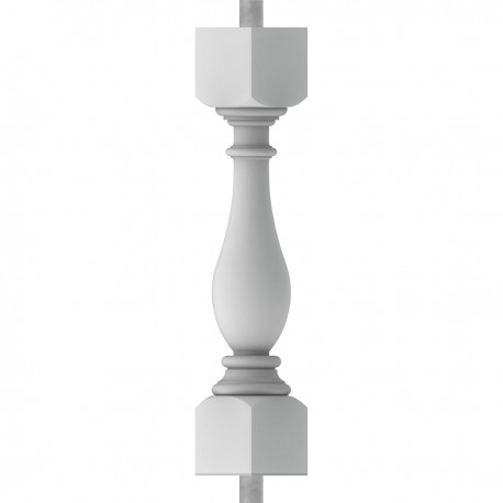 "FiberThane®: 5""W x 28""H Legacy Baluster Style A  "