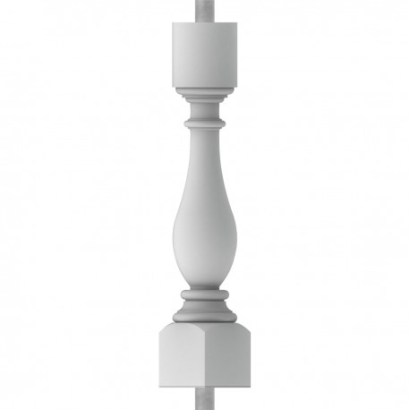 "FiberThane®: 5""W x 28""H Legacy Baluster Style B  "