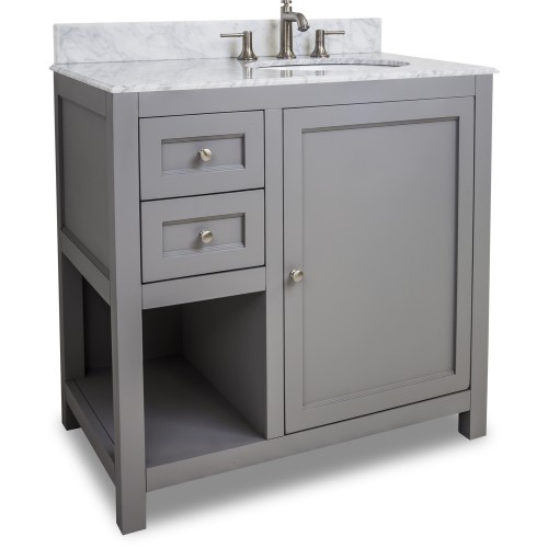 36" Astoria Modern Jeffrey Alexander Vanity VAN103-36-T