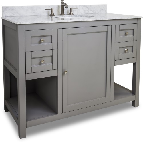 48" Astoria Modern Jeffrey Alexander Vanity VAN103-48-T