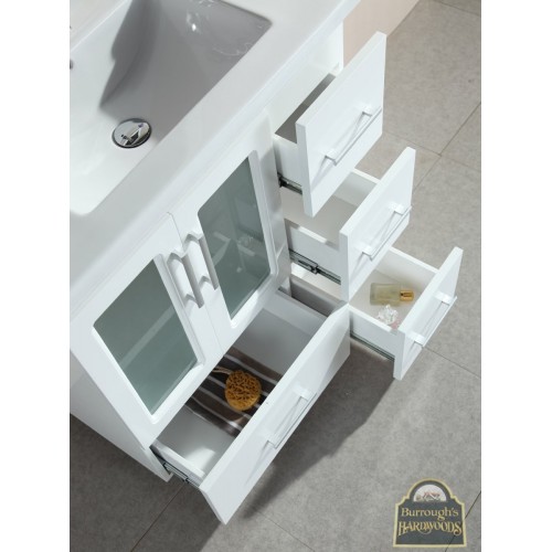 Stanton 32" Single Sink Vanity Set with Drop-in Sink in White