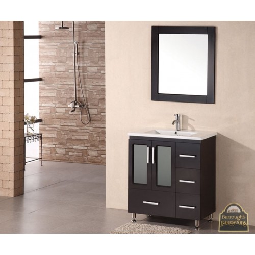 Stanton 32" Single Sink Vanity Set in Espresso