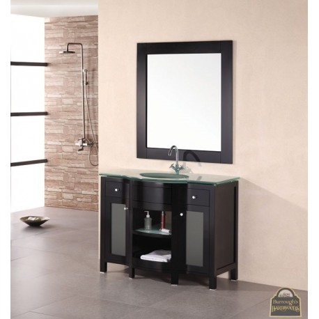 Rome 43" Single Sink Vanity Set in Espresso