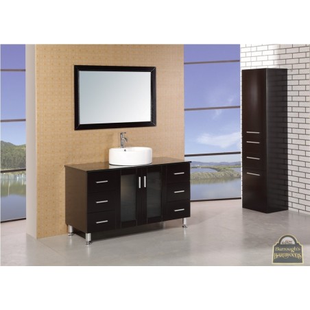 Malibu 48" Single Sink Vanity Set in Espresso