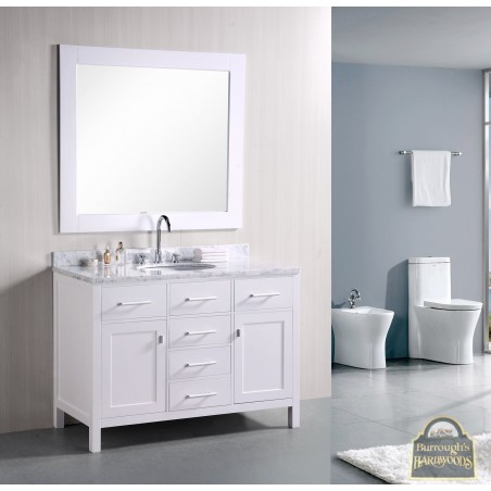 London 48" Single Sink Vanity Set in Espresso