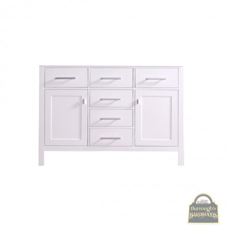 London 48" Single Sink Vanity Set in White