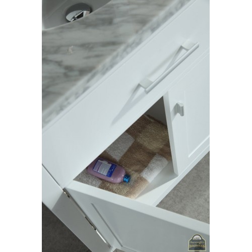 London 30" Single Sink Vanity Set in White