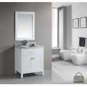 London 30" Single Sink Vanity Set in White