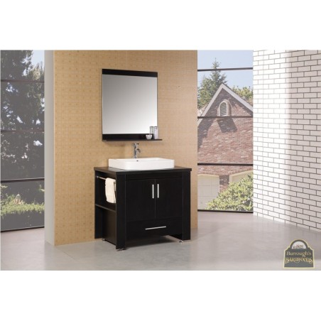 Washington 36" Single Sink Vanity Set in Espresso