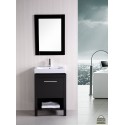 New York 24" Single Sink Vanity Set in Espresso