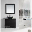 Oasis 36" Single Sink Vanity Set with Decorative Drawer in Espresso