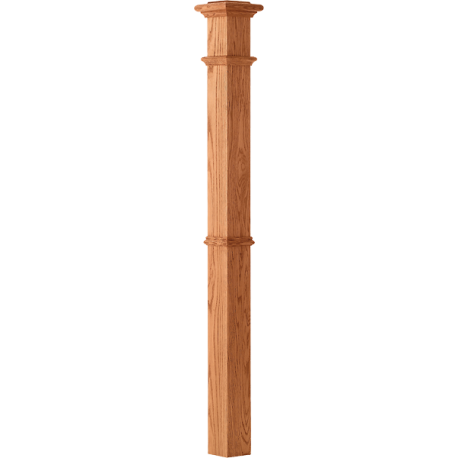 Plain Panel Inter. Box Newel 4-1/4"X62" 