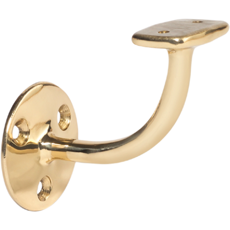 Solid Brass Wall Rail Bracket