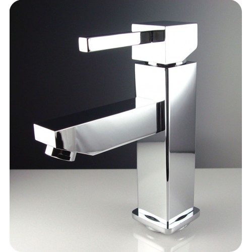 Fresca Bevera Single Hole Mount Bathroom Vanity Faucet - Chrome