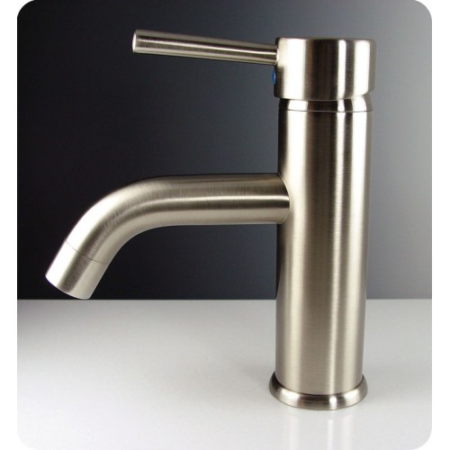 Fresca Sillaro Single Hole Mount Bathroom Vanity Faucet - Brushed Nickel