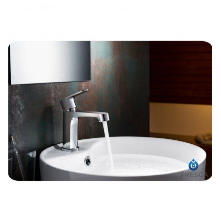 Fresca Gravina Single Hole Mount Bathroom Vanity Faucet - Chrome