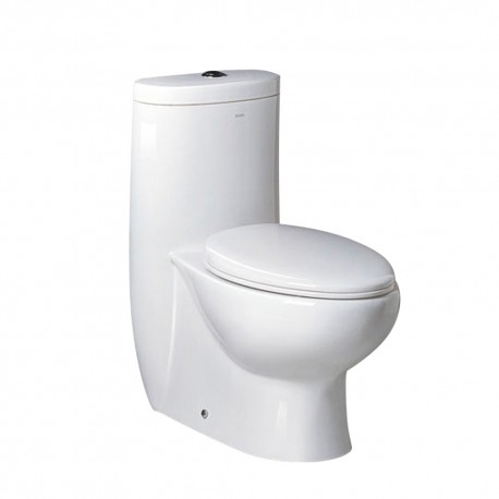 Fresca Delphinus One-Piece Dual Flush Toilet w/ Soft Close Seat