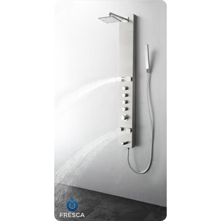 Fresca Pavia Stainless Steel (Brushed Silver) Thermostatic Shower Massage Panel