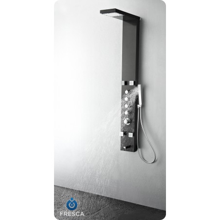 Fresca Verona Stainless Steel (Brushed Gray) Thermostatic Shower Massage Panel