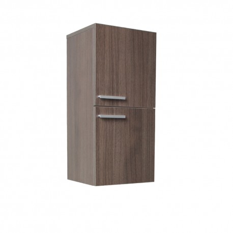 Fresca Gray Oak Bathroom Linen Side Cabinet w/ 2 Storage Areas