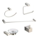 Fresca Ottimo 5-Piece Bathroom Accessory Set - Brushed Nickel