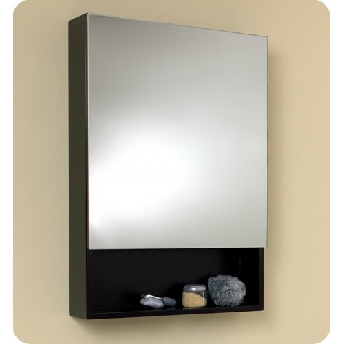 Fresca Amato Espresso Modern Bathroom Vanity w/ Medicine Cabinet