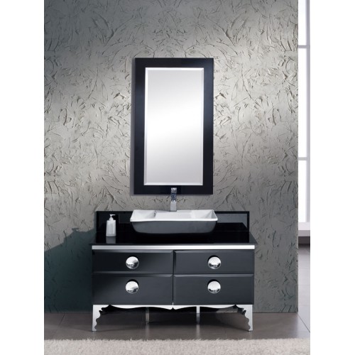 Fresca Moselle 47" Modern Glass Bathroom Vanity w/ Mirror