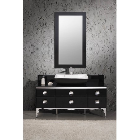 Fresca Moselle 59" Modern Glass Bathroom Vanity w/ Mirror