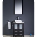 Fresca Torino 24" Espresso Modern Bathroom Vanity w/ Vessel Sink