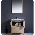 Fresca Torino 30" Light Oak Modern Bathroom Vanity w/ Integrated Sink